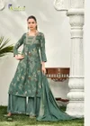 Harleen By Karissa Vatican Foil Kurti With Bottom Dupatta